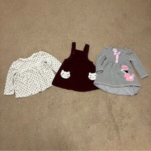 Girl’s Dress Bundle Nannette Kids,‎ WonderKids, & Baby Gap Sz 18-24m